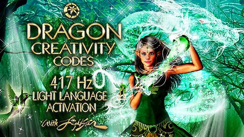 417 Hz Emerald Guardian Creativity Codes ┇ Dragon Light Language Activation ┇ By Lightstar