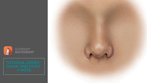 Tutorial Series: How to Draw and Paint a Nose in Autodesk Sketchbook Pro
