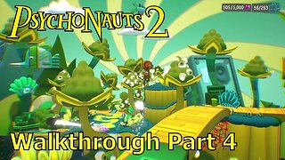 Psychonauts 2 | Playthrough pt4 | PSI King's Sensorium/ Cruller's Correspondence