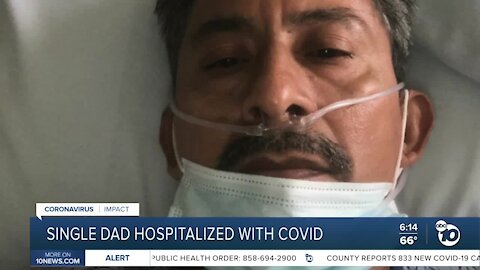 Friends rally around single dad diagnosed with COVID-19