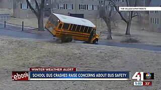 School bus crashes raise concerns about bus safety