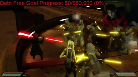 Jedi Temple Guards VS Darth Maul In A Battle With Commentary In Star Wars Jedi Knight Jedi Academy