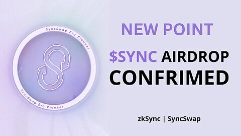 SyncSwap ($SYNC) Token Airdrop | New Update