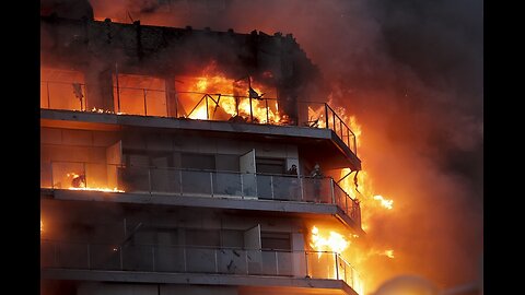 Seguimiento del incendio en el edificio del Campanar en València