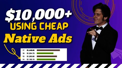 EARN $10,000 Per Month Using Native Ads 👈| Promote ClickBank Products Without A Website, ClickBank
