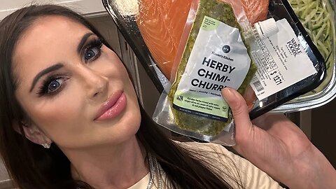 How to make a Healthy Meal Organic Baked Salmon & Zucchini with HERBY CHIMI- CHURRI-Fashion-ChitChat