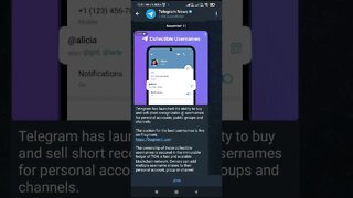 #Telegram users can now buy and sell short recognizable usernames for account group channel #shorts