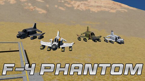 F-4 Phantom AI | 1v1 AI Dogfight | Space Engineers