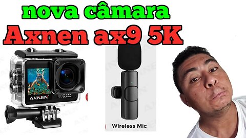 TESTEI NOVA AXNEN AX9 5K - NOVA CÂMARA ACTION - 4K CAMARA