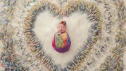 What That Photo of a Baby Surrounded by Needles Really Means