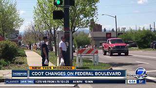 CDOT changes on Federal Blvd.