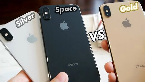 iPhone XS: Gold vs Silver vs Space Gray! (All Colors Compared)