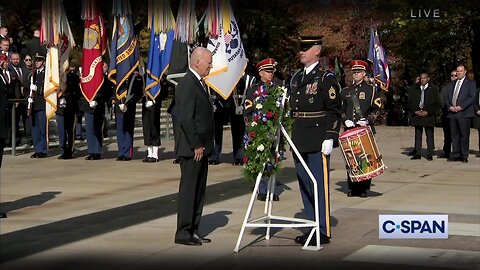 Is Joe Biden okay (lost at Veterans Day ceremony) not a joke mix