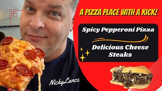 A Pizza Place With A Kick! Spicy Pepperoni Pizza And Delicious Cheese Steaks