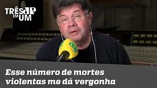 Marcelo Madureira: "Esse número de mortes violentas no Brasil me dá vergonha"