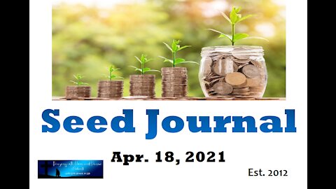 Seed Journal | Zari Banks, M.Ed | Apr. 18, 2021 - PWPP