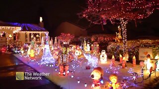 What a light display! This B.C. home filled the yard with decorations