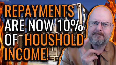 Mortgage Repayments are Now Almost 10% Of Household Income