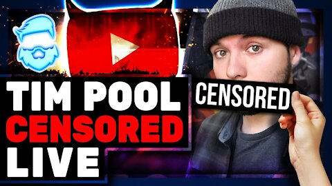 Tim Pool SHUT DOWN By Youtube! This Is A SCARY Precedent For Free Speech & Independent Youtubers
