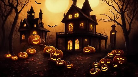 Relaxing Halloween Music - Haunted Fall Village ★711 | Spooky, Autumn