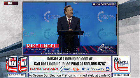 Mike Lindell Live From AMFest 2023