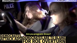 Democrats its YOUR FAULT that Roe was overturned, Ani PRO LIFE Political Ads 2022