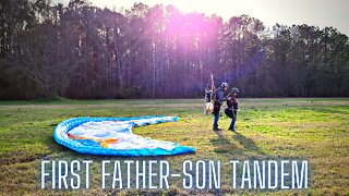 First Father-Son Tandem Flight | The 3 Sturges