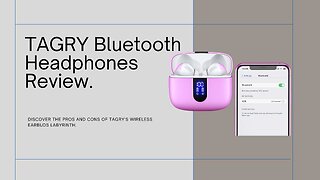 Review of TAGRY Bluetooth True Wireless Earbuds