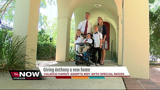 Family adopts disabled boy from foster website