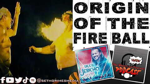 The Origins of the Fire Ball in Wrestling | Clip from Pro Wrestling Podcast Podcast | #chrisjericho