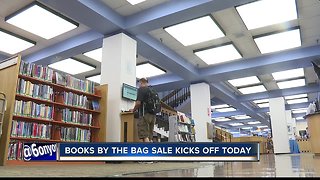 Books by the Bag sale kicks off today