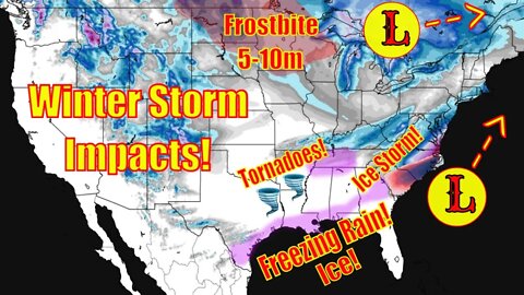Crippling Ice Storm, Tornadoes, Winter Storm January 21st-22nd - The WeatherMan Plus Weather Channel