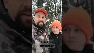 Memorial Day Bear hunt in snow