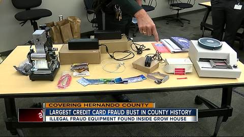 Detectives bust huge credit card fraud scheme while searching home for drugs