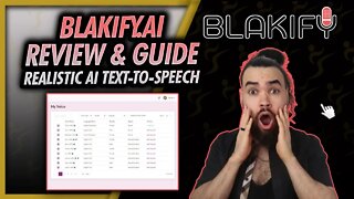 Blakify.AI🤖 Review/Guide Real Human-Like Voices TTS Text To Speech AppSumo Lifetime Deal Josh Pocock