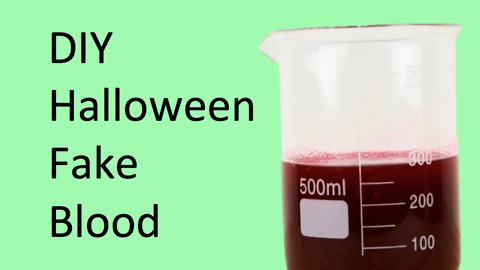 DIY Halloween fake blood