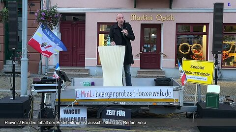 Ueckermünde - Paul Brandenburg mit starken und klaren Worten