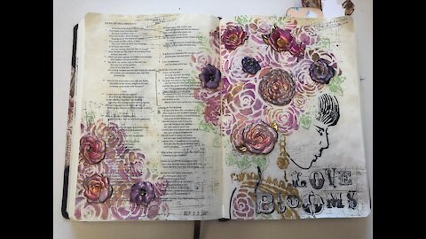 Let's Bible Journal Song Of Songs 7 (from Lovely Lavender Wishes)