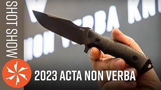 New Acta Non Verba Knives at SHOT Show 2023 - KnifeCenter.com