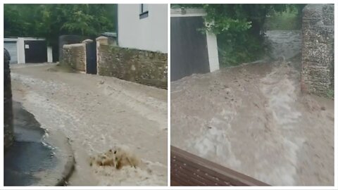 Floods hit the city so fast, everything only takes a few seconds