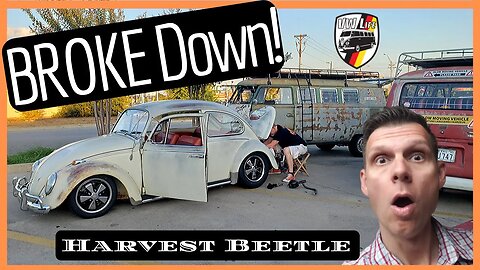 The Harvest Beetle broke down! that's VW Life