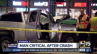 Man seriously hurt in crash near 29th Avenue and Peoria