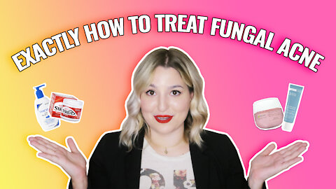 How to Treat Fungal Acne + Skin Care Routine 👉 The Exact 4 Products YOU NEED to Get Clear Skin Now!