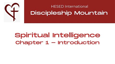 Spiritual Intelligence - Chapter 1 - Introduction