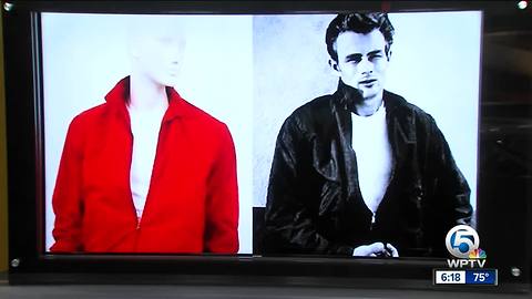 Own James Dean's iconic red jacket from the movie "Rebel Without A Cause"