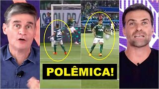 POLÊMICA! FOI PÊNALTI? "O Atlético-MG VAI RECLAMAR desse lance contra o Palmeiras! E pra mim..."