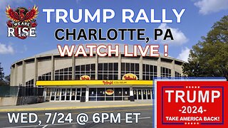 WATCH LIVE! TRUMP RALLY-CHARLOTTE, NC @6PM ET | We Are Rise