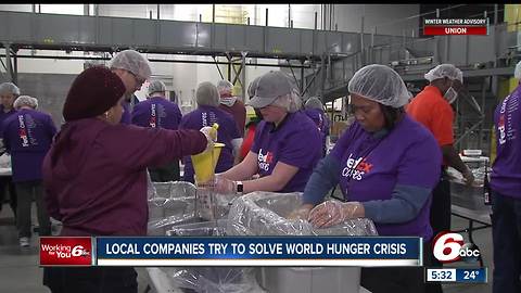 Local companies try to solve world hunger