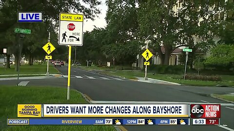 Drives want more changes along Bayshore Boulevard