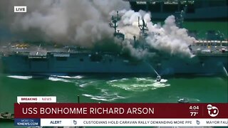 USS Bonhomme Richard arson
